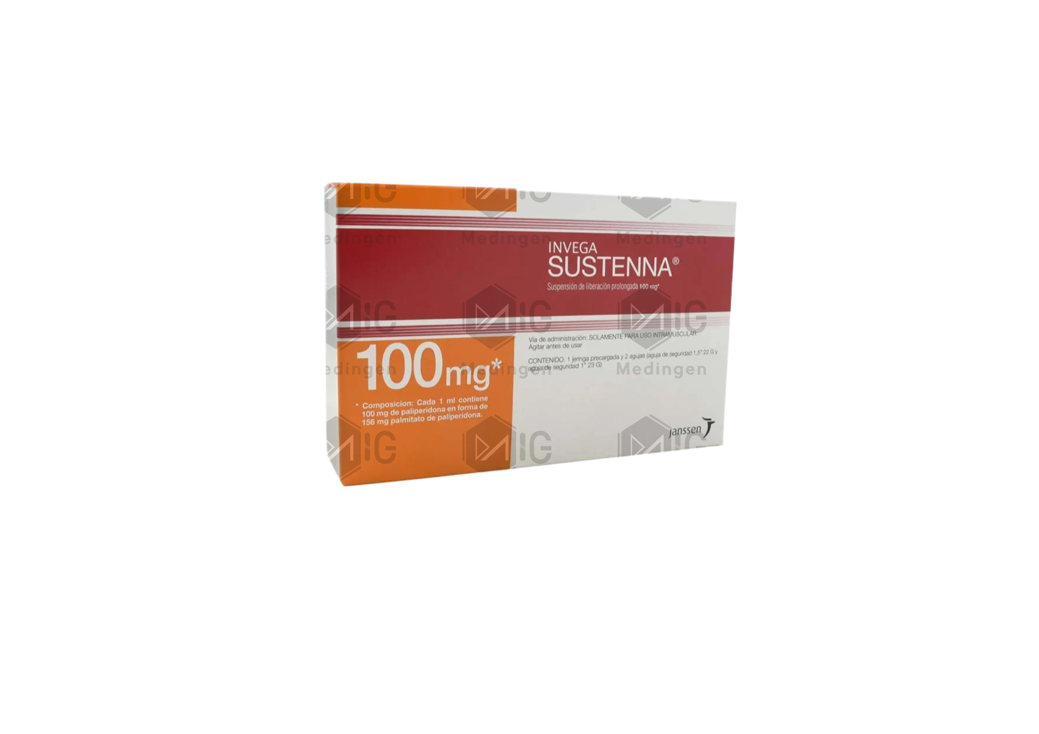 INVEGA SUSTENNA INJECTION 100MG